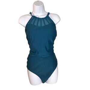 Women’s One Piece Tummy Control Swimsuit Holipick Swimwear Rouched SideSz. 20W